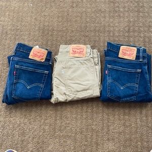 Levi’s 510 Skinny Khaki jeans in excellent condition.